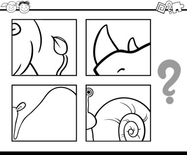 Download Animal Puzzle Coloring Game Free Vector Eps Cdr Ai Svg Vector Illustration Graphic Art