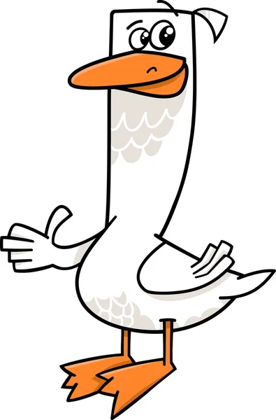 鹅农场动物卡通 — 图库矢量图片
