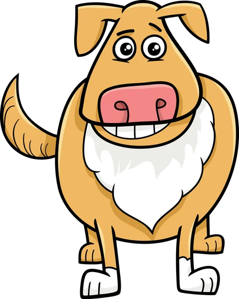 Zeichentrickfigur Hund — Stockvektor