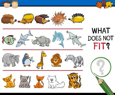 çocuklar için uygun olmayan öğe görev