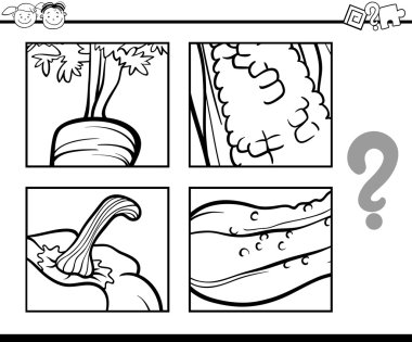 Puzzle oyunu boyama çocuklar için