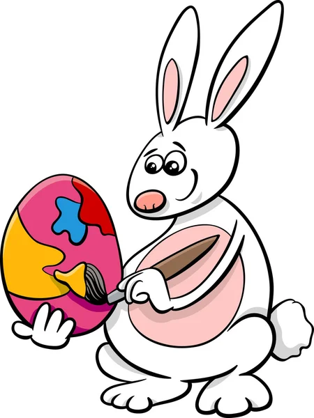 Easter bunny tecknad bild — Stock vektor