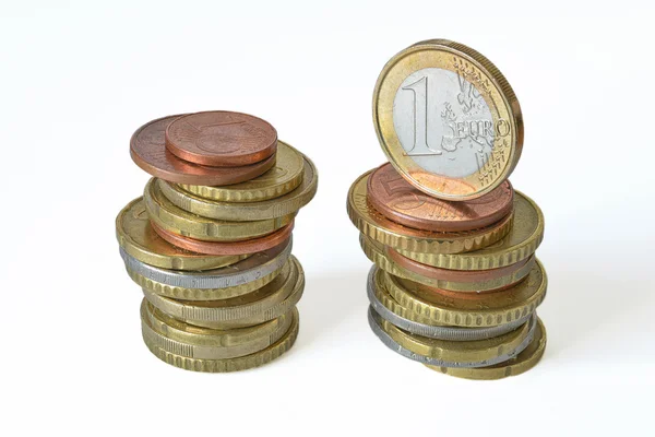 Euro coins — Stock Photo, Image