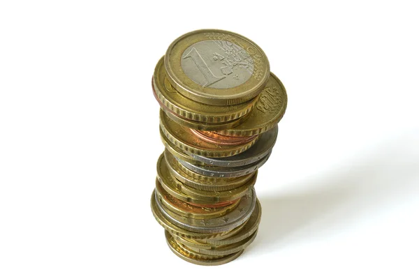 Euro coins — Stock Photo, Image