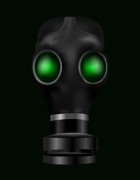 Realistische gas masker — Stockvector