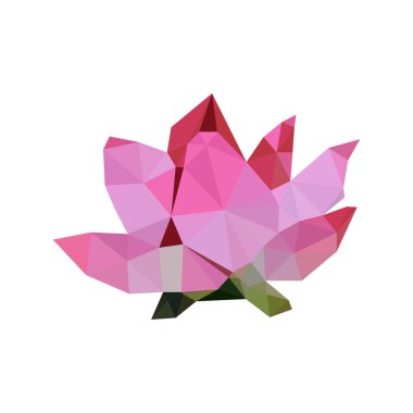 Pembe origami lotus