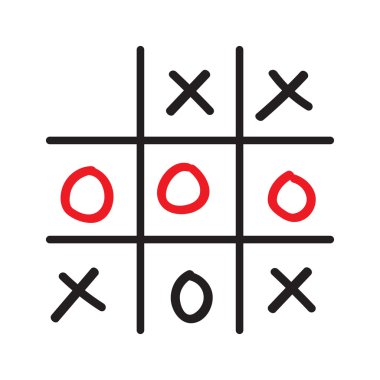 Tic tac toe oyun doodle