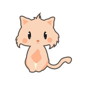 Aranyos rajzfilm macska