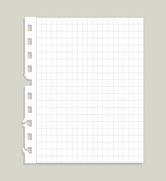 Blank ripped paper — Stock Vector