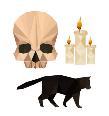 Cadılar Bayramı nesneleri koleksiyonu