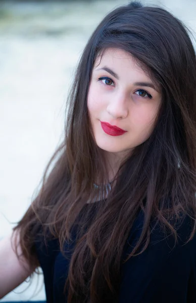 Portrait of teenage girl — Stock Photo, Image