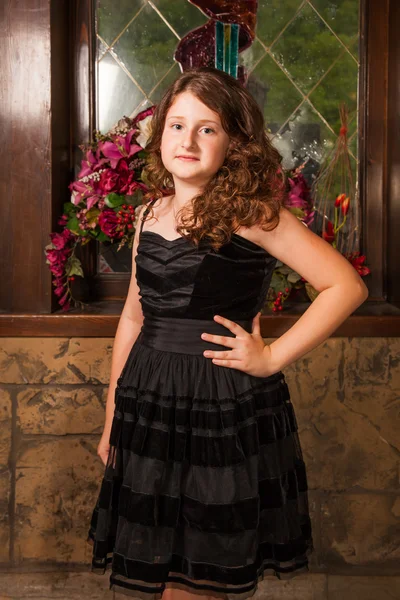 10 jaar oud meisje — Stockfoto