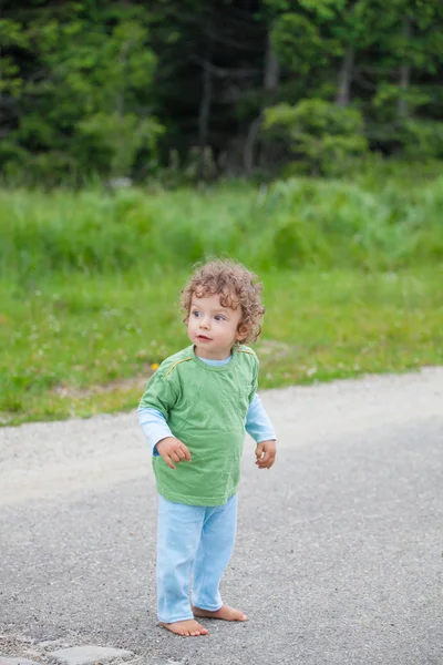 Porträt eines einjährigen Jungen — Stockfoto