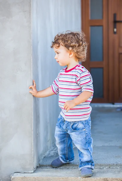 Baby jongen portret — Stockfoto