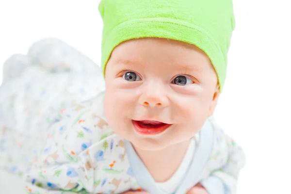 Bambino ragazzo sopra bianco — Foto Stock