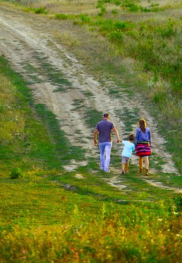 Aile açık havada zevk
