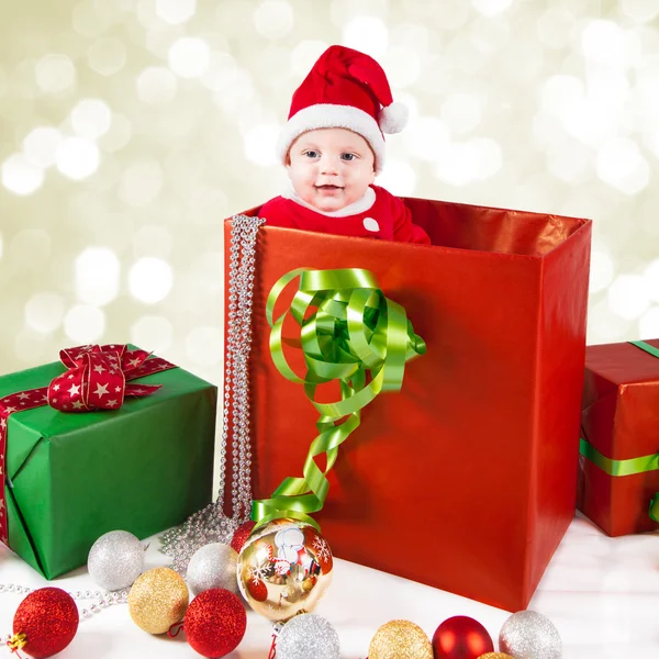 Niño retrato de Navidad —  Fotos de Stock