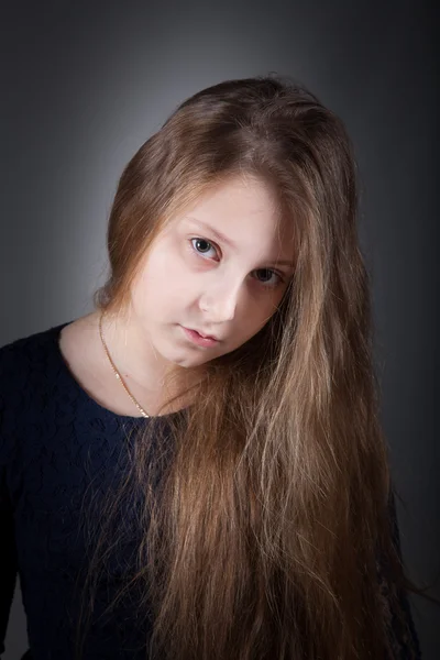 10-årig flicka — Stockfoto
