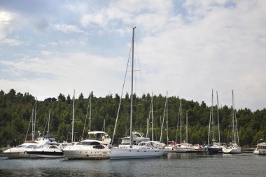 Küçük liman Lüks Yatlar