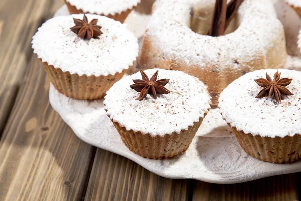 Bolo de frutas para o Natal — Fotografia de Stock