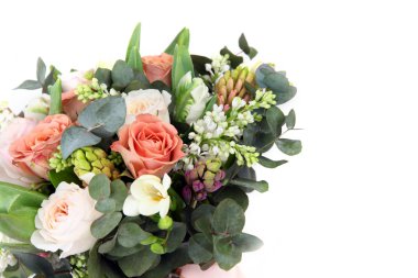 Güzel düğün buket David Austin gül