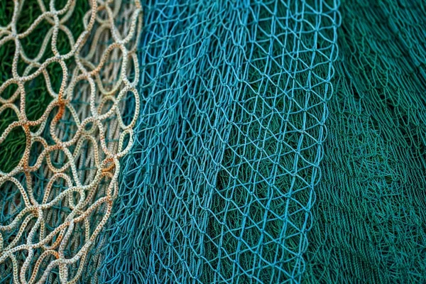 Sahilde balık ağı — Stok fotoğraf