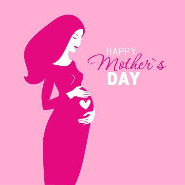 Anneler günü illüstrasyon