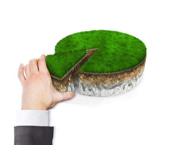 участок земли
