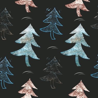 Noel ağacının kusursuz deseni