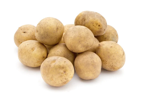 Kartoffel isoliert auf weißem Hintergrund Nahaufnahme. — Stockfoto