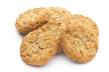 İzole edilmiş arkaplanda çerezler.