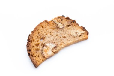 Çavdar ekmeği cips ceviz ile.