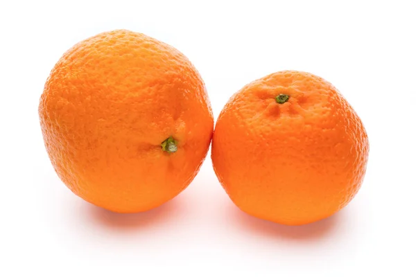 Orange on the isolated white background. — Stock Photo, Image