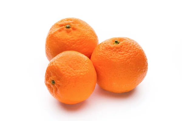 Orange on the isolated white background. — Stock Photo, Image