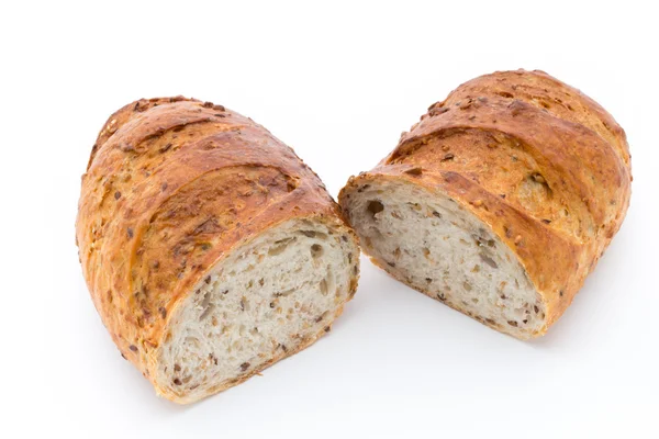 Άχυρο ψωμιού που απομονώνεται σε λευκό. — Φωτογραφία Αρχείου