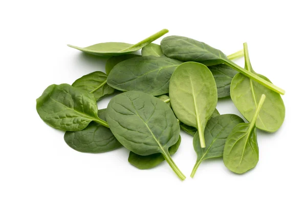 Spinach on the isolated white. — Stock Photo, Image