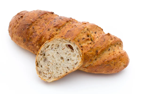 Pane isolato su bianco. — Foto Stock