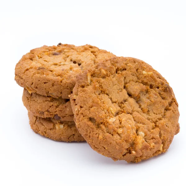 Oatmeal cookies with isolated background. — Stock Photo, Image