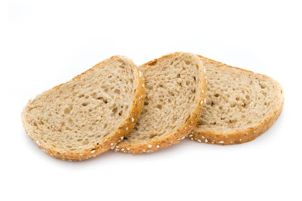 Bread isolated on the white background. — Stock Photo, Image