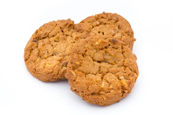 Oatmeal cookies with isolated background. — Stock Photo, Image