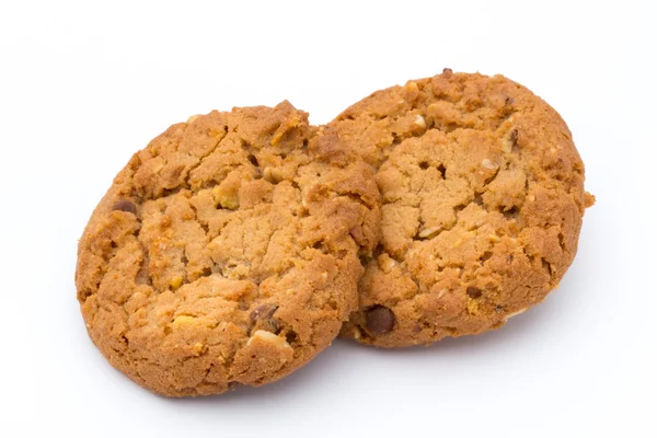 Oatmeal cookies with isolated background. — Stock Photo, Image