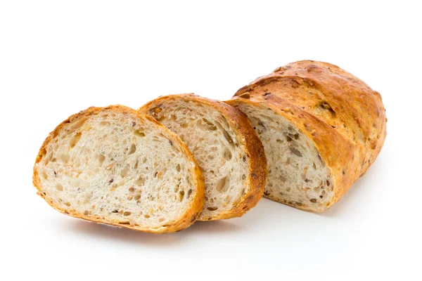 Хлеб, изолированный на белом. — стоковое фото