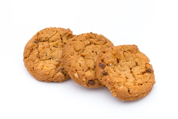 Oatmeal cookies with isolated background. — Stock Photo, Image