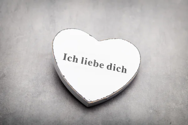 Valentinstag Herzen. Valentinstag-Grußkarte. — Stockfoto