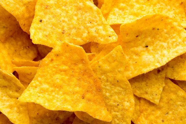 Nachos chips. Maïs chips op de bowl. — Stockfoto