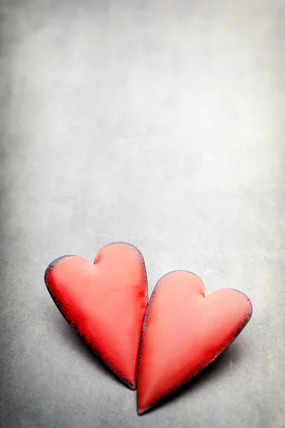 Valentines day hearts. Valentine day greating card. — Stock Photo, Image