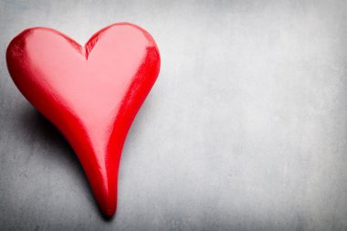 Sevgililer Günü kalpleri. Sevgililer Günü tebrik kartı.