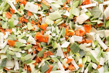 Kurutulmuş sebze baharat. Biyo otlar ürün. İnce doğranmış otlar. 