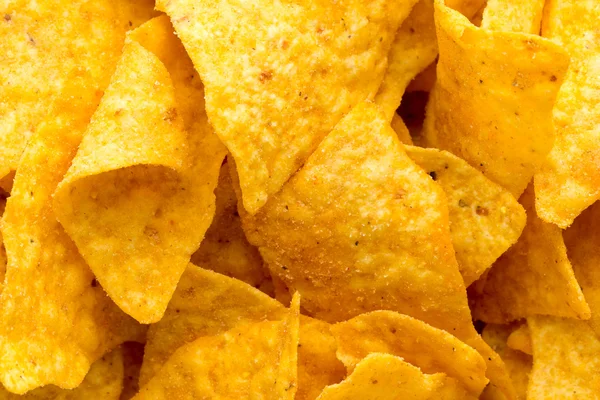 Nachos chips. Maïs chips op de bowl. — Stockfoto