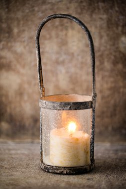 Şamdan. Noel fener. Noel dekorasyon, CA tebrik